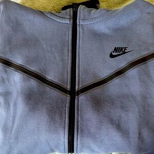 Nike Tech Fleece Sportswear Full Zip Hoodie Jacket Gray Large Activewear